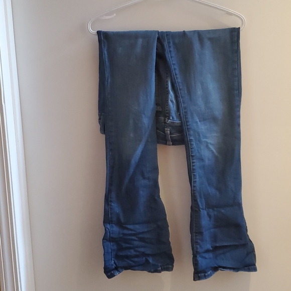 Y2K Low Rise Kick Flare Jeans - Picture 1 of 4